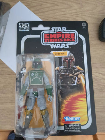 Star Wars The Black Series 6" Boba Fett Action Figure- slight shelf wear