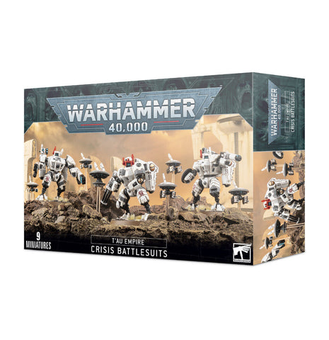 Warhammer 40,000 -- Tau Empire - XV8 Crisis Battlesuit Team