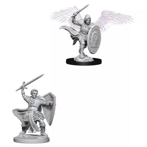 Male Aasimar Paladin W5 2 pk Nolzur's D&D miniature Dungeons Dragons
