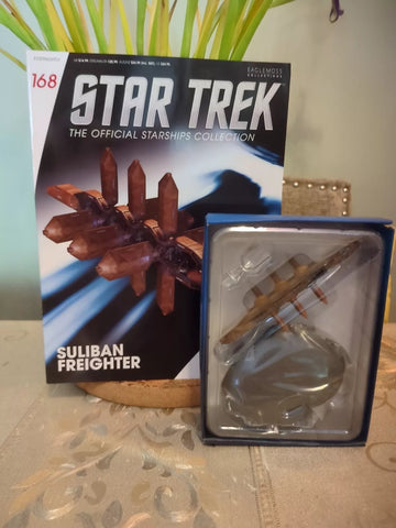 Eaglemoss Starships Collection -#168 Suliban Freighter &Magazine