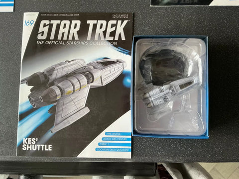 New Eaglemoss Star Trek KES' SHUTTLE number 169 with magazine