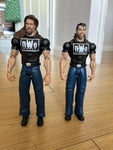 WWE Mattel Basic Wrestling Figures - The Outsiders Kevin Nash & Scott Hall NWO