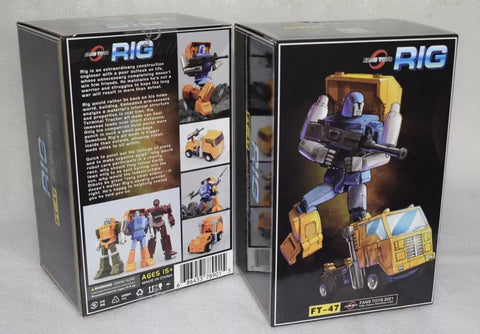 FansToys FT47 RIG Fans Toys FT-47 Huffer G1 Engineer Huff Transforms