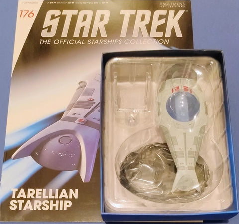 Eaglemoss Star Trek Tarellian Starship from TNG Series New with Mag