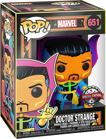 Funko Pop Marvel Doctor Strange Black Light Special Edition