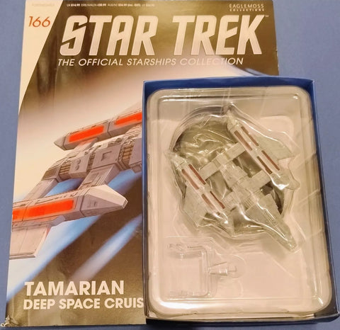 Eaglemoss Star Trek Tamarian Deep Space Cruiser from TNG Series New with Mag