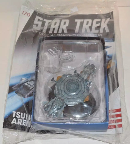 EAGLEMOSS STAR TREK #170 TSUNKATSE ARENA SHIP NEW WITH MAGAZINE SEALED