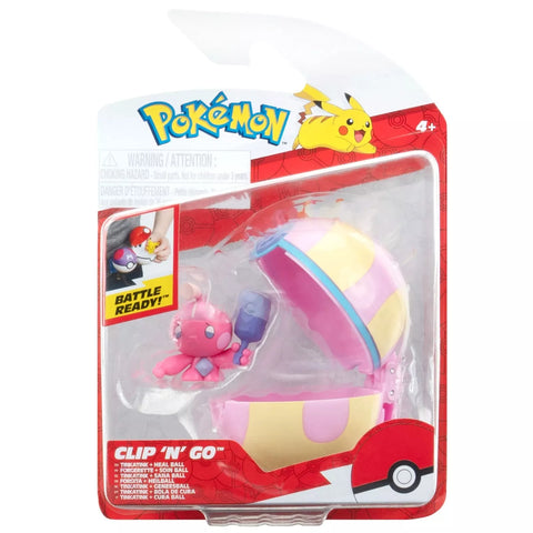 Tinkatink and Heal Ball Pokemon Clip n Go PokeBall Set - Battle Figure Toy