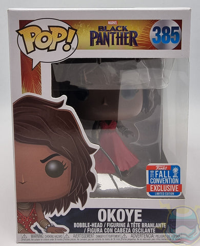 Funko Pop! BLACKPANTHER 385 OKOYE 2018 FALL CONVENTION EXCLUSIVE LIMITED EDITION