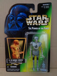 Star Wars Power of the Force 2-1B Medic Droid Figure New DAMAGED CARD !
