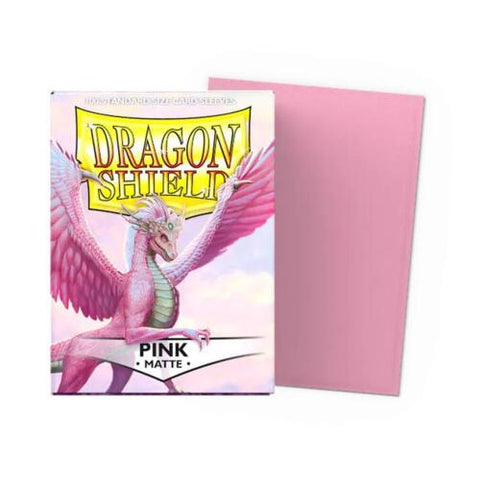 Dragon Shield 11012 Standard Size Sleeves 100pk-pink Matte Pink