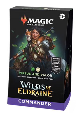 Virtue and Valor ~ Commander: Wilds of Eldraine ~ MTG Sealed