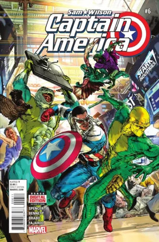 SAM WILSON CAPTAIN AMERICA # 6