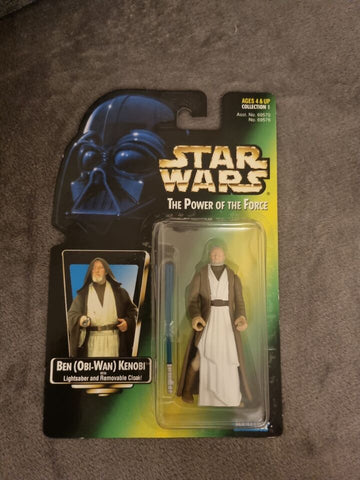Star Wars POTF 2 Ben (Obi-Wan) Kenobi (A) - Mint on Card