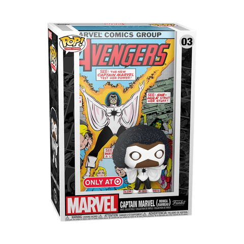 Funko Pop! Cover Art: Marvel - Captain Marvel - Collectable Vinyl Figure