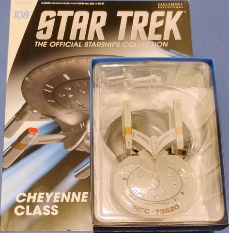 Eaglemoss Star Trek U.S.S. Ahwahnee NCC-73620 Cheyenne Class TNG New with Mag