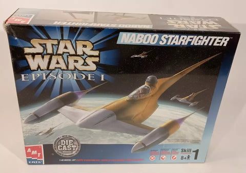STAR WARS Episode 1 Naboo Starfighter 1:48 Die Cast Model Kit