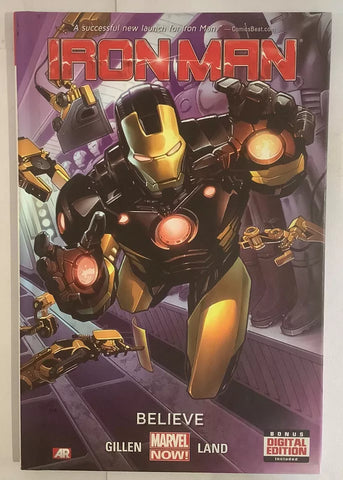 Iron Man Volume 1: Believe (Marvel Now) by Kieron Gillen (Hardcover, 2013)