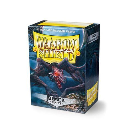 Dragon Shield Matte - Black (100 ct. in box) - Brand New & Sealed