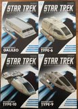 Eaglemoss Star Trek Shuttlecraft Set 1 Boxed with magazines