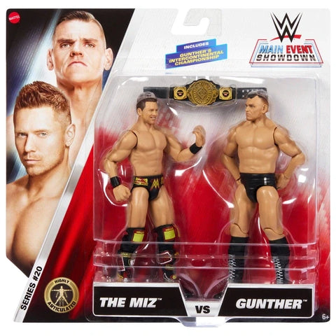 WWE Action Figure - Main Event Showdown Series #20 - The Miz VS Gunther