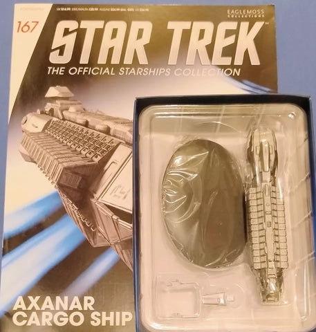 Eaglemoss Star Trek Axanar Cargo Ship from Enterprise Series New with Mag