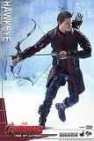 Hot Toys 1:6 Scale Avengers Age of Ultron Hawkeye Figure - displayed