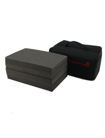 tabletop tyrant Skirmisher Figure Case - 4 x 25mm Pluck Foam Loadout