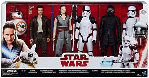 Hasbro Star Wars The Last Jedi Deluxe 12" Action Figure Box Set 6 Pack