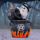Snowy Brew Backflow Incense Burner 17cm - 14