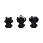 Three Wise Spell Cats 8.5cm - 100