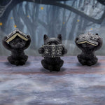 Three Wise Spell Cats 8.5cm - 100