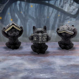 Three Wise Spell Cats 8.5cm - 100