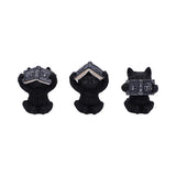 Three Wise Spell Cats 8.5cm - 100