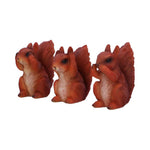 Three Wise Squirrels 9cm - 100