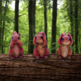 Three Wise Squirrels 9cm - 100
