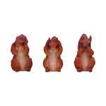 Three Wise Squirrels 9cm - 100