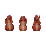 Three Wise Squirrels 9cm - 100