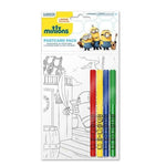 Minions Postcard Pack with Colouring Pens