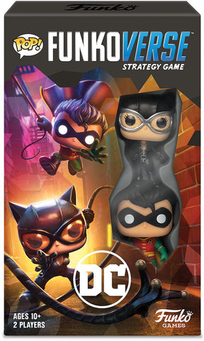 Funko Pop - Funkoverse Extension (2 Character Pack)  Board Game, Catwoman and Robin