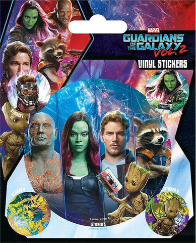 STICKERS Guardians Of The Galaxy Vol. 2. Team