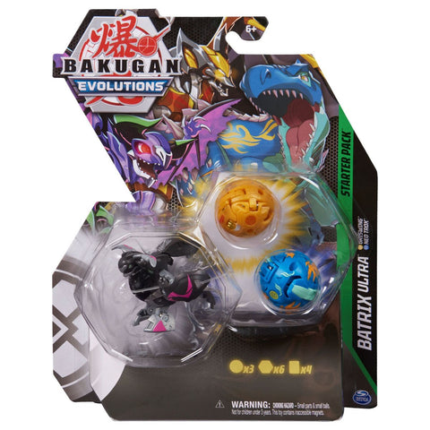 Bakugan Evolutions Starter Pack 3 Pack batrix ultra