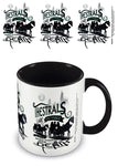 HARRY POTTER - COLOURED INNER MUG - THESTRALS BLACK