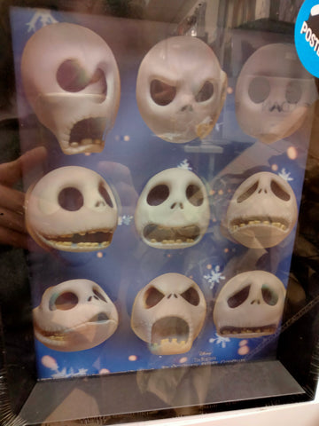 3D Nightmare before Christmas "Faces of Jack Skellington" Print