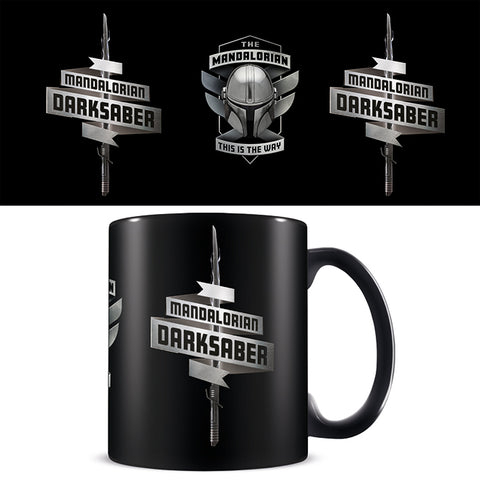 The Mandalorian 2 (Darksaber) Black  Coffee Mug