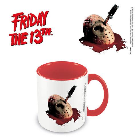 Friday The 13th (Stabbed) Red 11oz/315ml mug