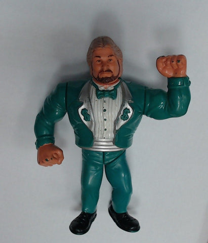 Hasbro WWF Vintage Figure Loose  - "The Million Dollar Man" Ted DiBiase (Green suit)