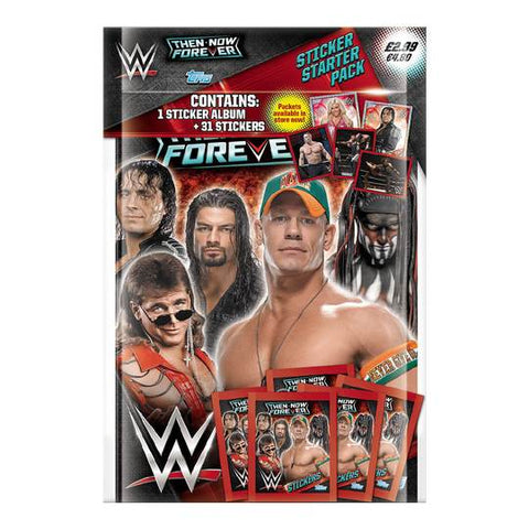 WWE Then, Now, Forever Sticker Collection