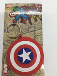 Marvel rubber key chain captain America shield
