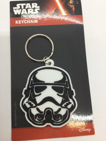 Star Wars rubber key ring storm trooper